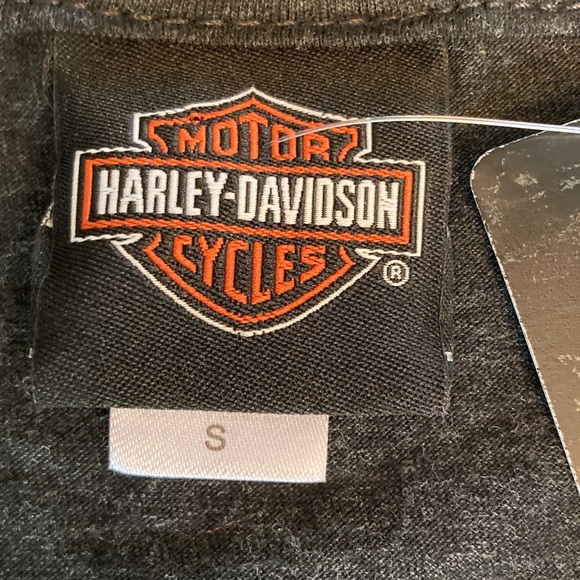 Harley-Davidson Charcoal Tee with Logo - Picture 2 of 7